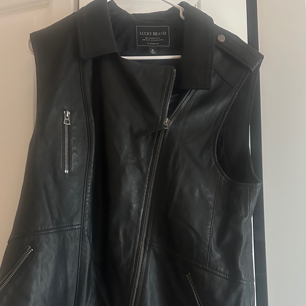Lucky Brand Black Leather Jacket